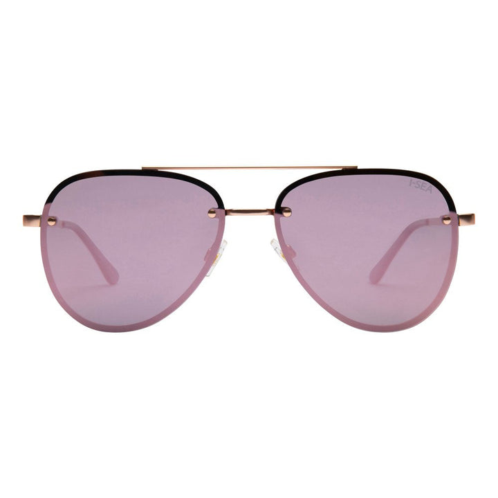 Rose Gold Polarized River Sunglasses-I-SEA Sunglasses-Gone Bananas Beachwear