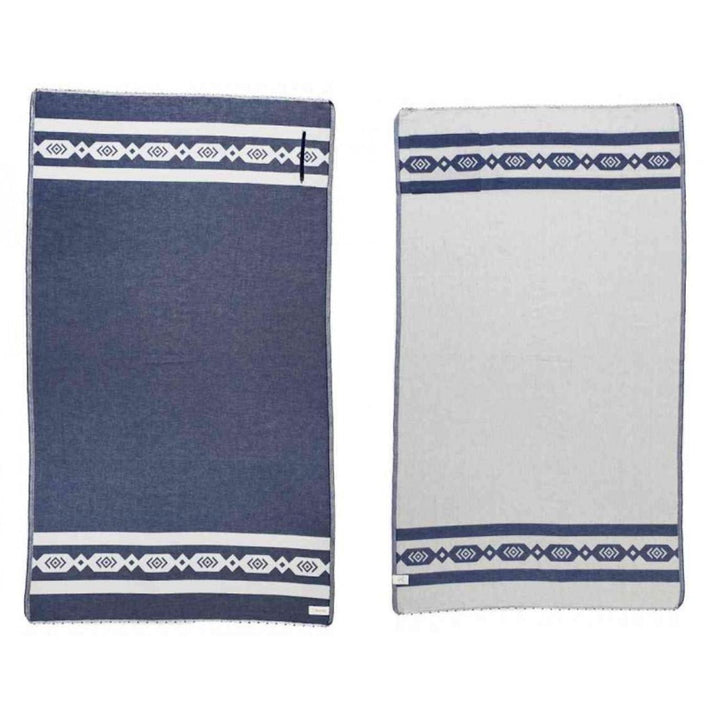 Acapulco Organic Turkish Towel with Zipper Pocket-Bersuse Towels-Gone Bananas Beachwear