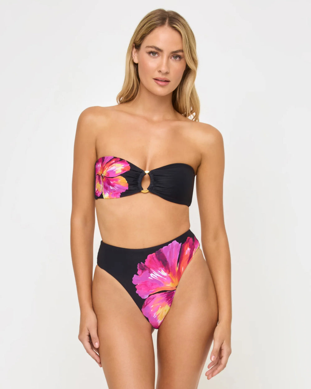 After Midnight Hibiscus Savannah Classic Bottom-LSpace-Gone Bananas Beachwear