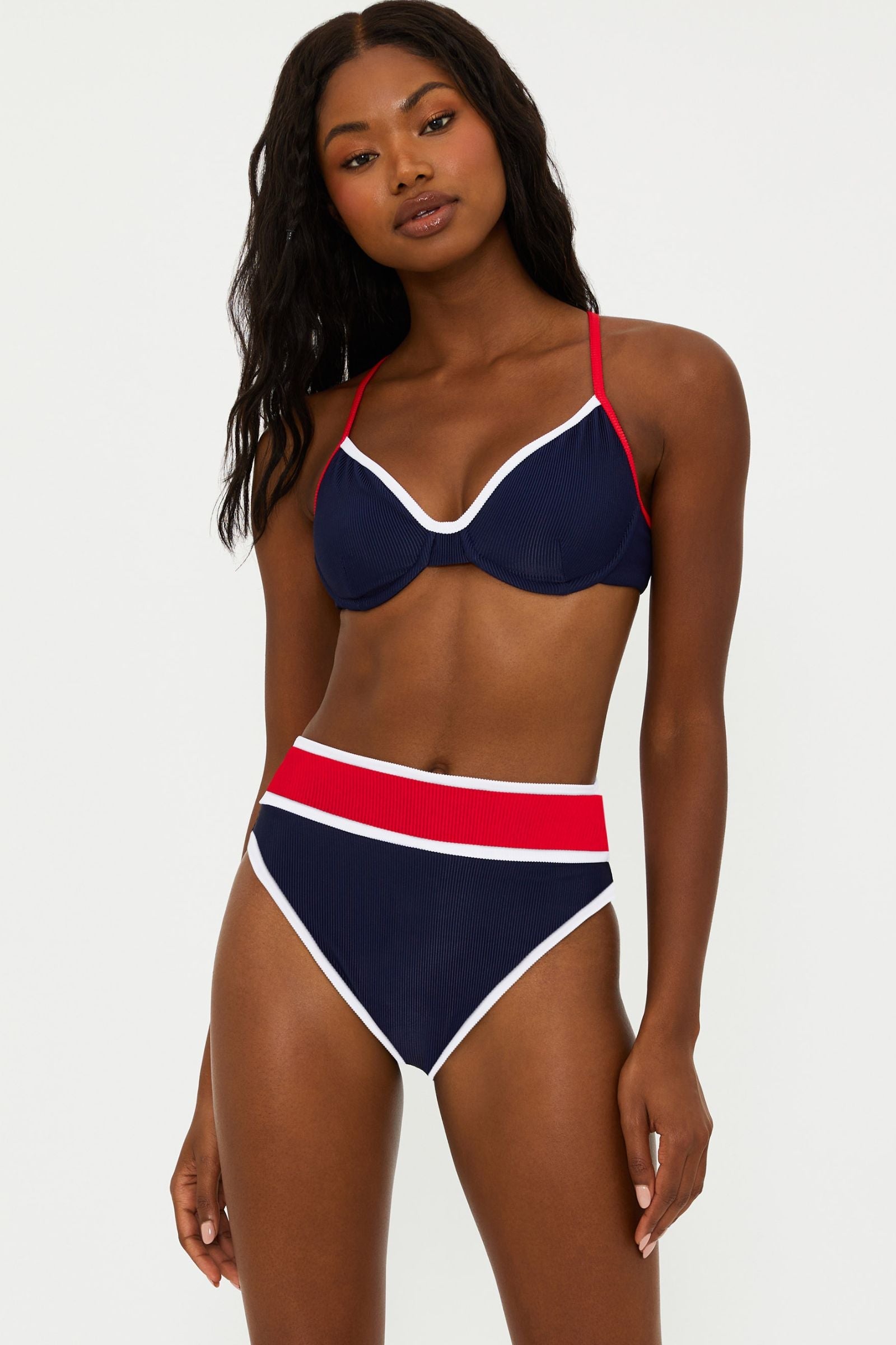 Americana Colorblock Kori Top-Beach Riot-Gone Bananas Beachwear