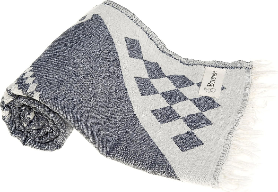 Bahamas Dual-Layer Turkish Towel-Bersuse Towels-Gone Bananas Beachwear