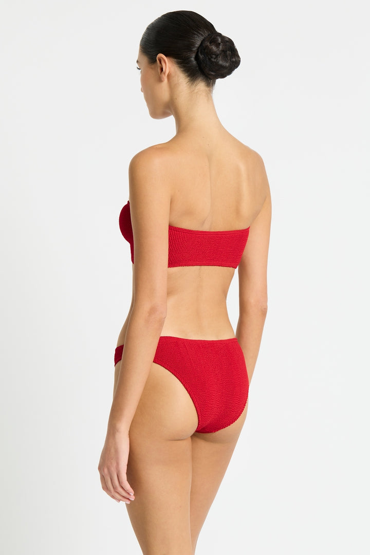 Baywatch Red Blake Bandeau Top-BOUND by Bond-Eye-Gone Bananas Beachwear