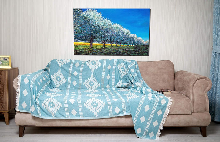 Belize XL Dual Layer Throw Blanket-Bersuse Towels-Gone Bananas Beachwear