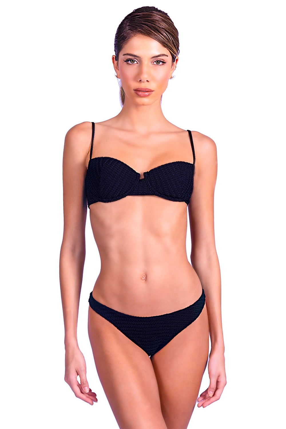 Black Fabulous Bikini Bottom-Despi-Gone Bananas Beachwear