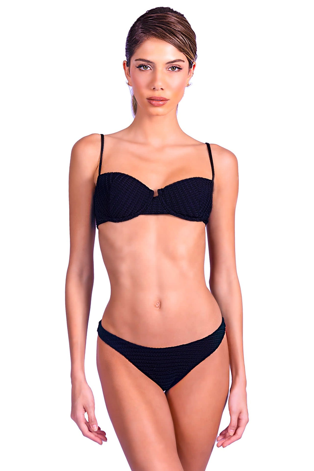 Black Fabulous Bikini Top-Despi-Gone Bananas Beachwear