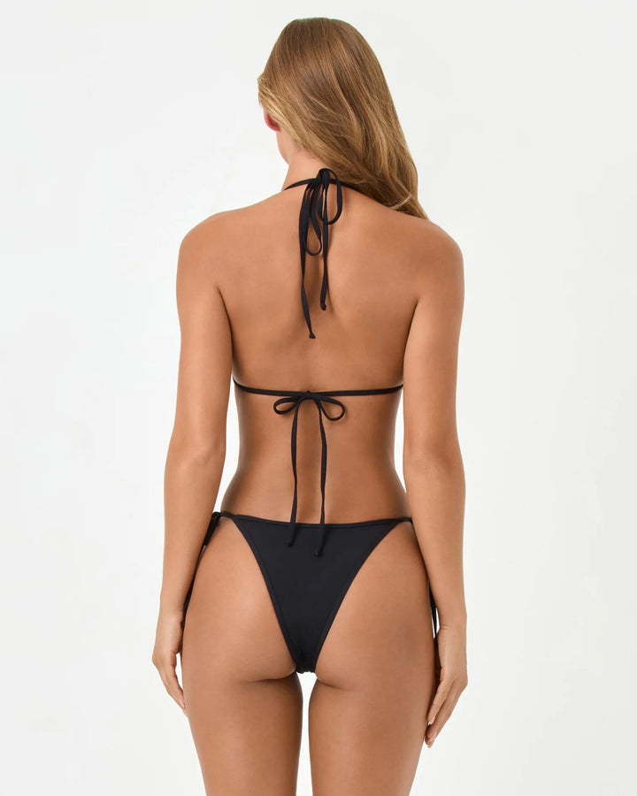 Black Levy Bitsy Bottom-LSpace-Gone Bananas Beachwear