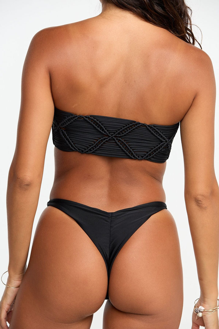 Black Macrame Bali Top-Benoa Swim-Gone Bananas Beachwear