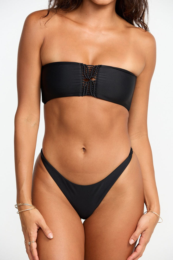 Black Macrame Bali Top-Benoa Swim-Gone Bananas Beachwear