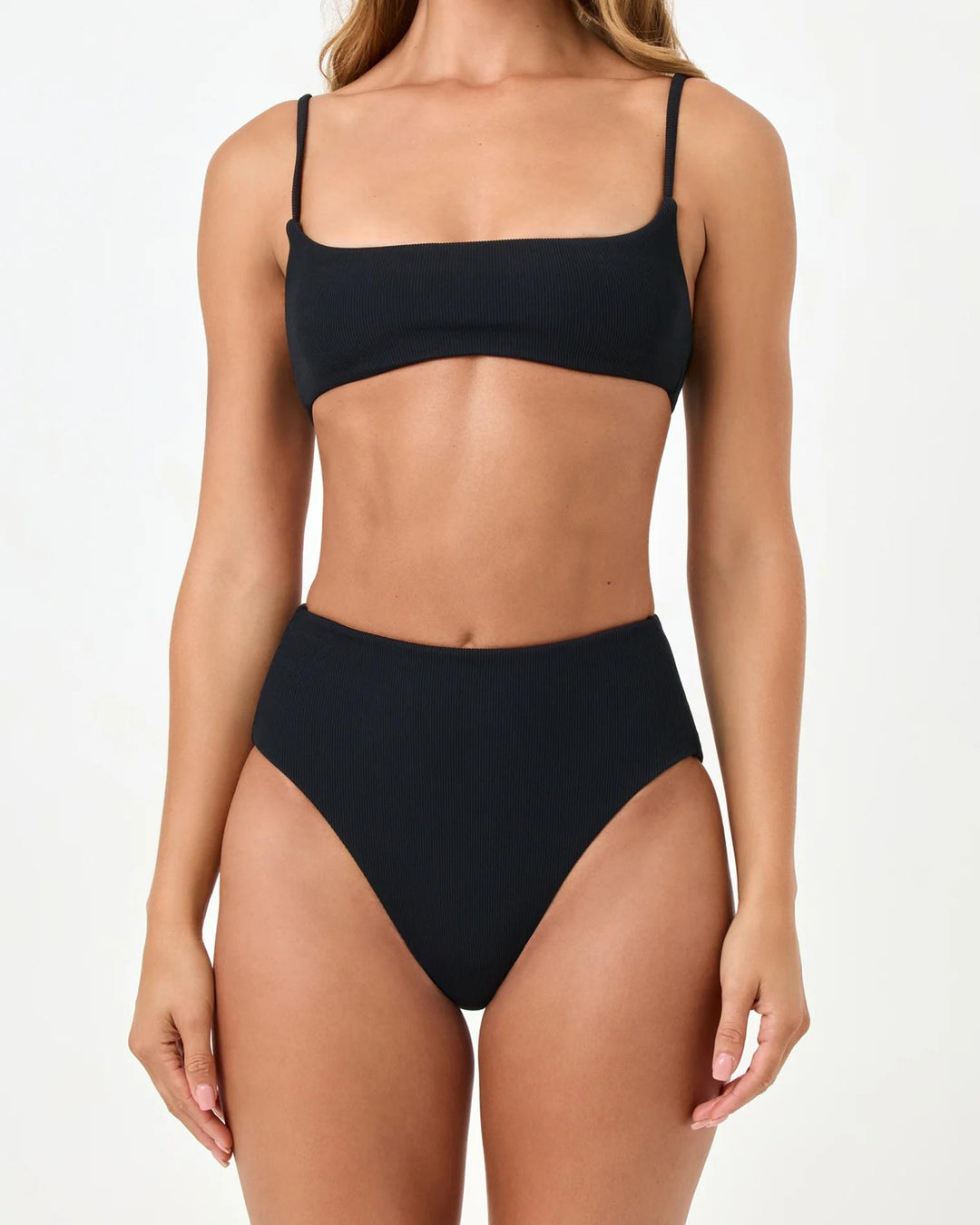 Black Presely Top-LSpace-Gone Bananas Beachwear