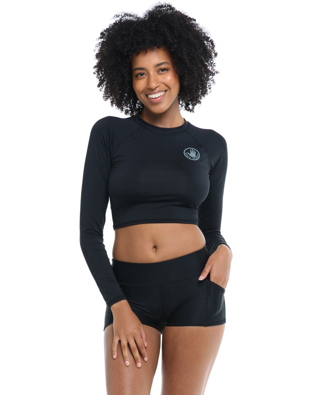 Black Smoothies Rider Short-Body Glove-Gone Bananas Beachwear