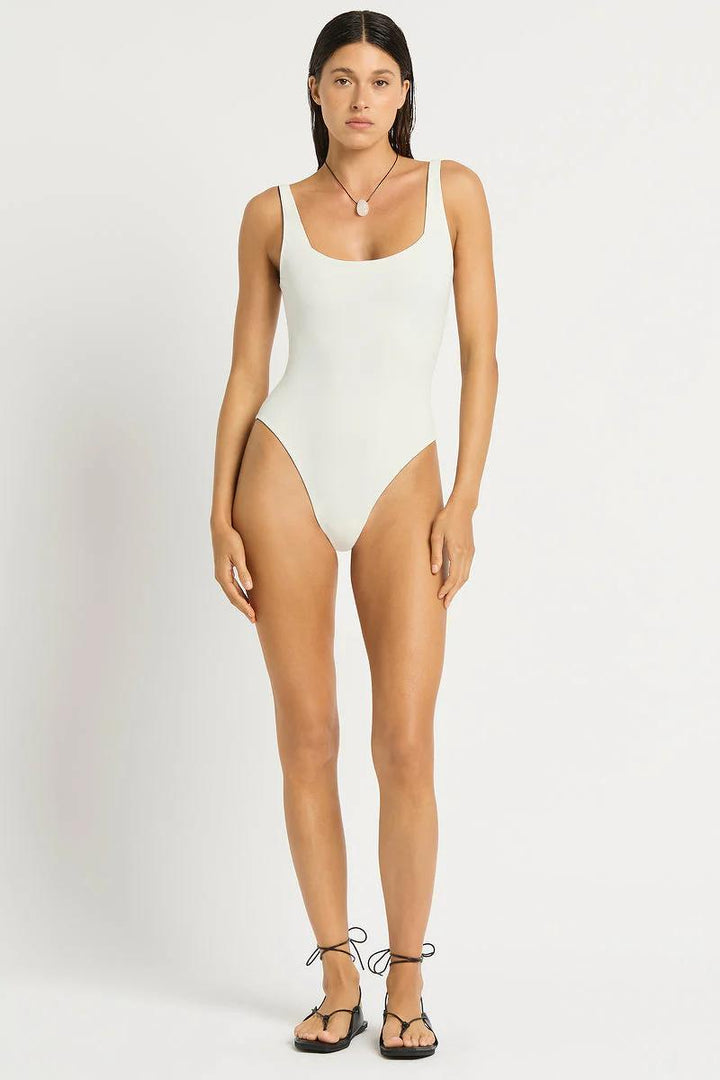 Black/Coconut The Melody Reversible One Piece-Bond-Eye Australia-Gone Bananas Beachwear