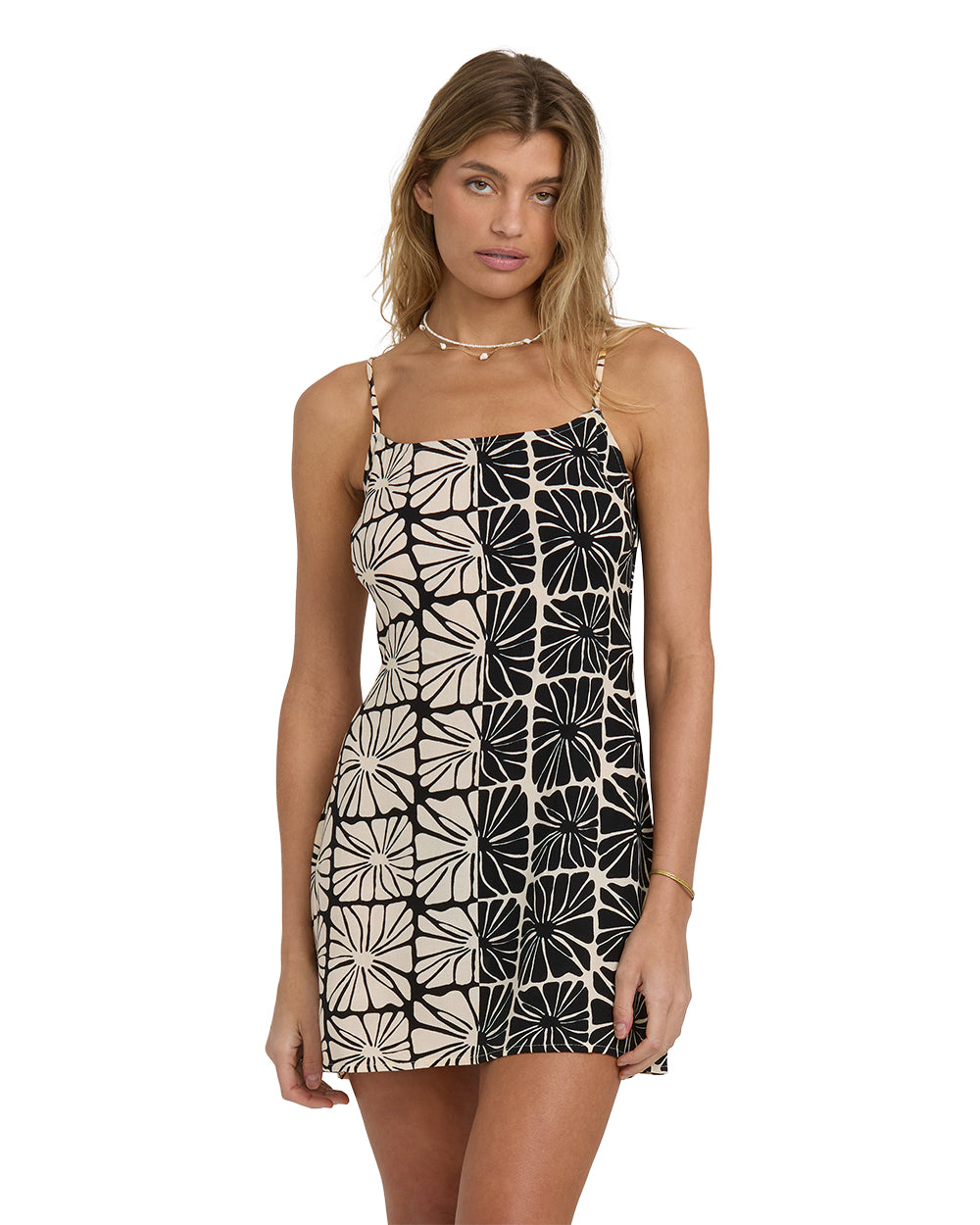 Blasted Blue Heart Song Mini Dress-Billabong-Gone Bananas Beachwear