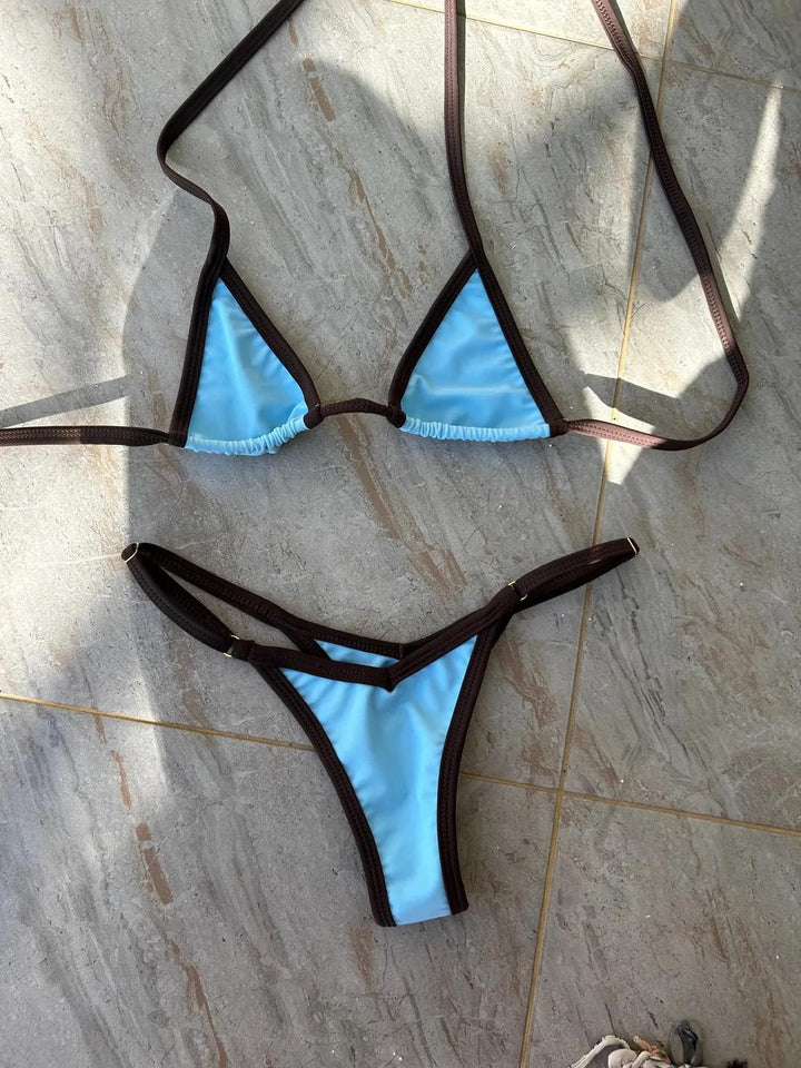 Blue Cacao Luna Top-Cosmic Palms-Gone Bananas Beachwear