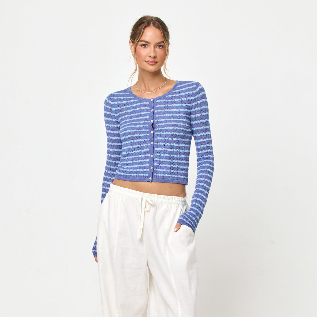 Blue Lagoon Rosalie Cardigan-LSpace-Gone Bananas Beachwear