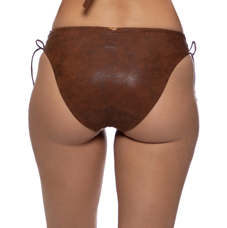 Brown Natural Habitat Full Bottom-Luli Fama-Gone Bananas Beachwear