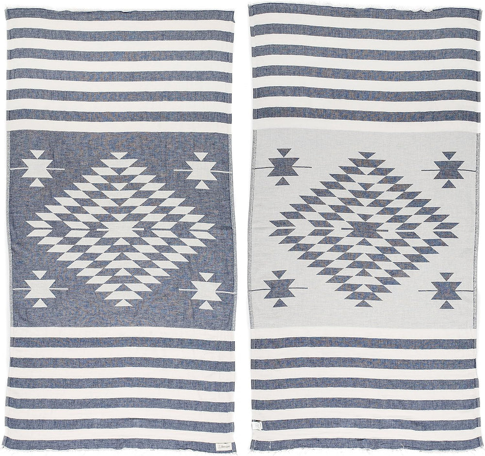 Carmen Dual-Layer Turkish Towel-Bersuse Towels-Gone Bananas Beachwear