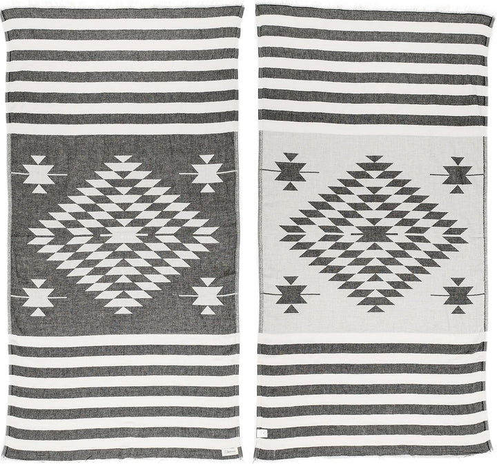 Carmen Dual-Layer Turkish Towel-Bersuse Towels-Gone Bananas Beachwear