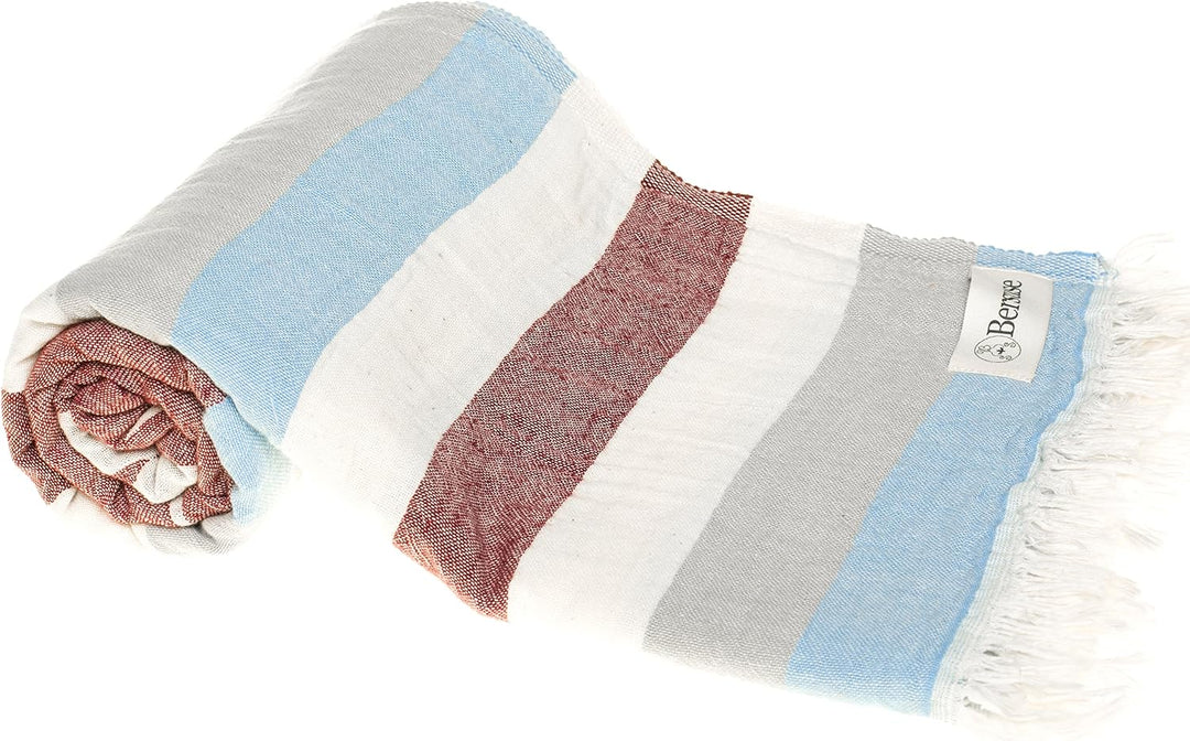 Carmen Dual-Layer Turkish Towel-Bersuse Towels-Gone Bananas Beachwear