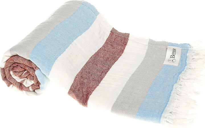 Carmen Dual-Layer Turkish Towel-Bersuse Towels-Gone Bananas Beachwear