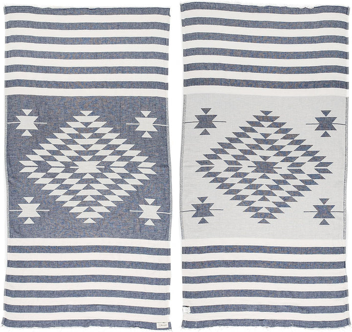 Carmen Dual-Layer Turkish Towel-Bersuse Towels-Gone Bananas Beachwear