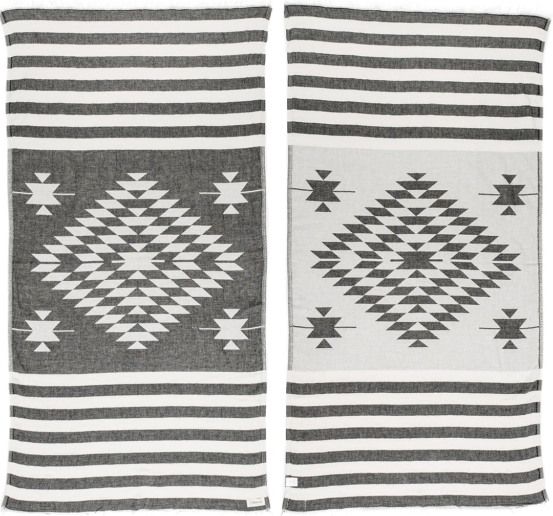 Carmen Dual-Layer Turkish Towel-Bersuse Towels-Gone Bananas Beachwear