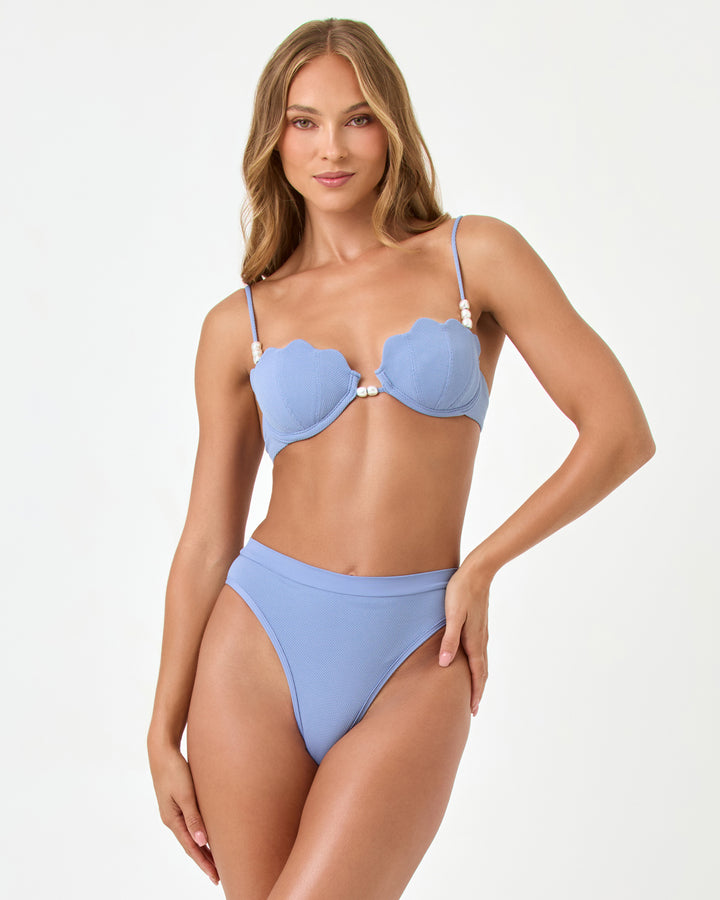 Chambray Frenchi Bitsy Bottom-LSpace-Gone Bananas Beachwear