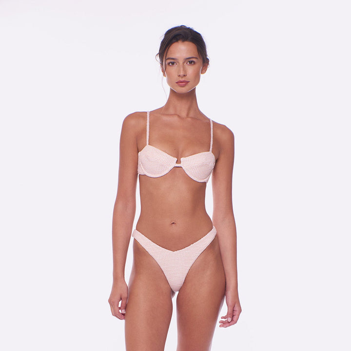 Chateau Blush Lara Bikini Top-Peixoto Swimwear-Gone Bananas Beachwear