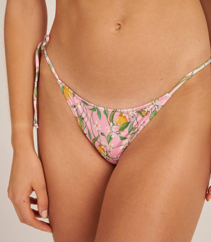 Citron Tie Side Bottom-Bohodot-Gone Bananas Beachwear