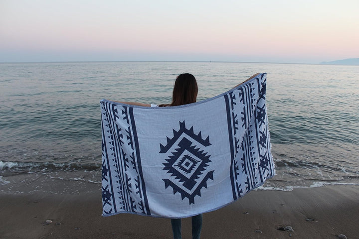 Cozumel Dual-Layer Turkish Towel-Bersuse Towels-Gone Bananas Beachwear