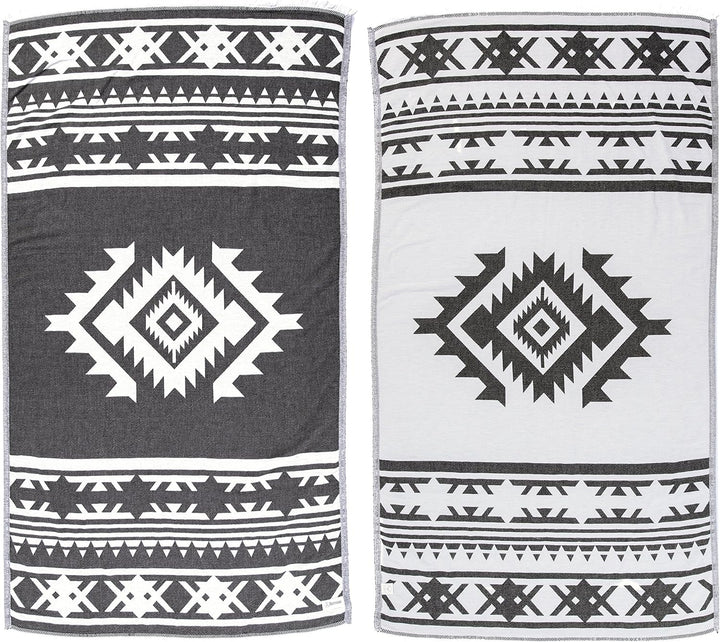 Cozumel Dual-Layer Turkish Towel-Bersuse Towels-Gone Bananas Beachwear
