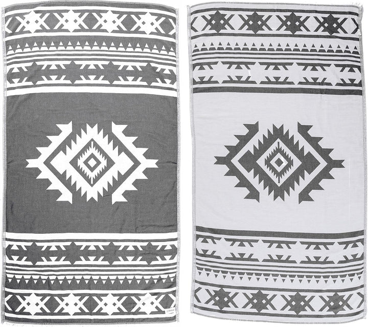 Cozumel Dual-Layer Turkish Towel-Bersuse Towels-Gone Bananas Beachwear