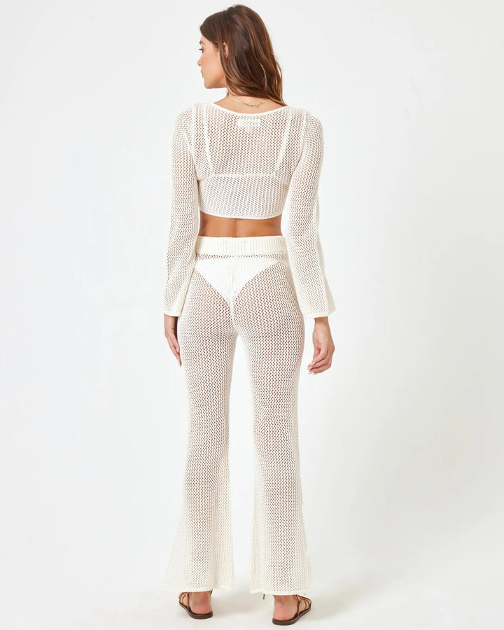Cream Los Cabos Pant-LSpace-Gone Bananas Beachwear