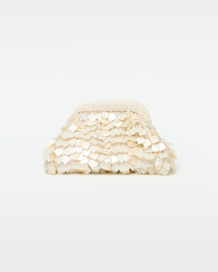 Cream Vienna Clutch-LSpace-Gone Bananas Beachwear