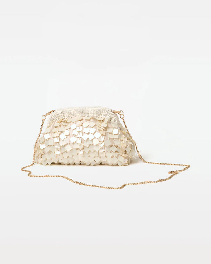Cream Vienna Clutch-LSpace-Gone Bananas Beachwear