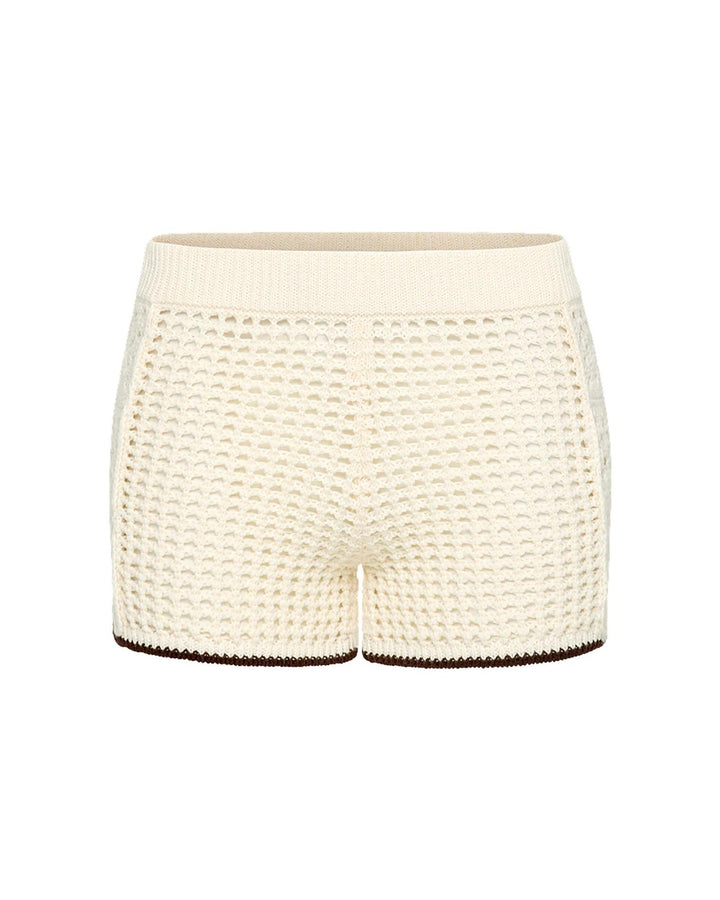 Cream/Black Scout Short-LSpace-Gone Bananas Beachwear