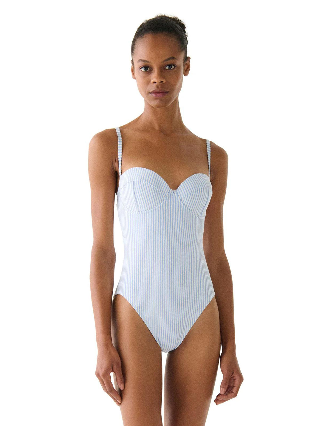 Diamond Blue Bow Back One Piece-Kate Spade-Gone Bananas Beachwear