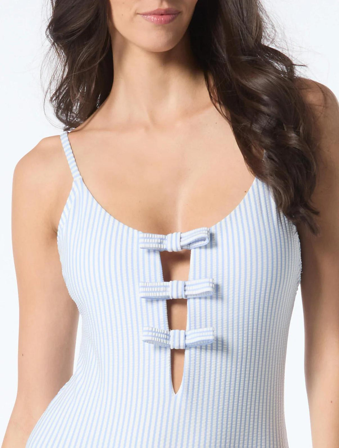 Diamond Blue Triple Tie One Piece-Kate Spade-Gone Bananas Beachwear