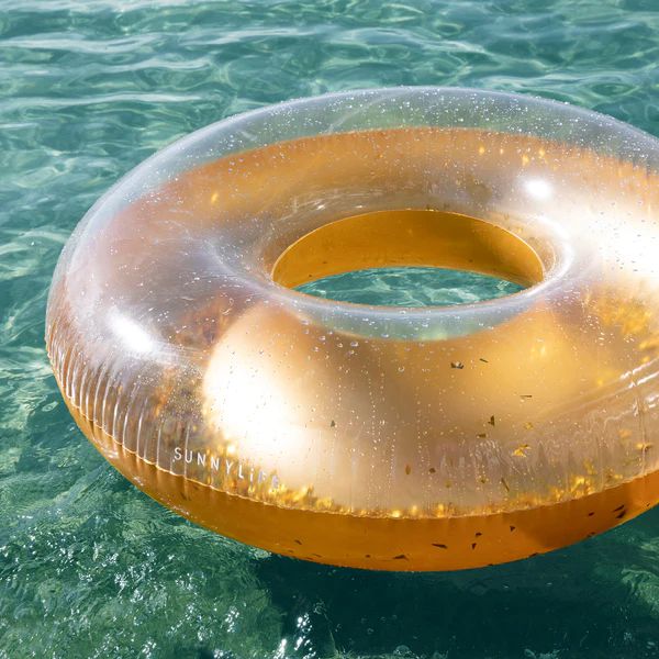 Disco Gold Pool Ring-SUNNYLiFE-Gone Bananas Beachwear