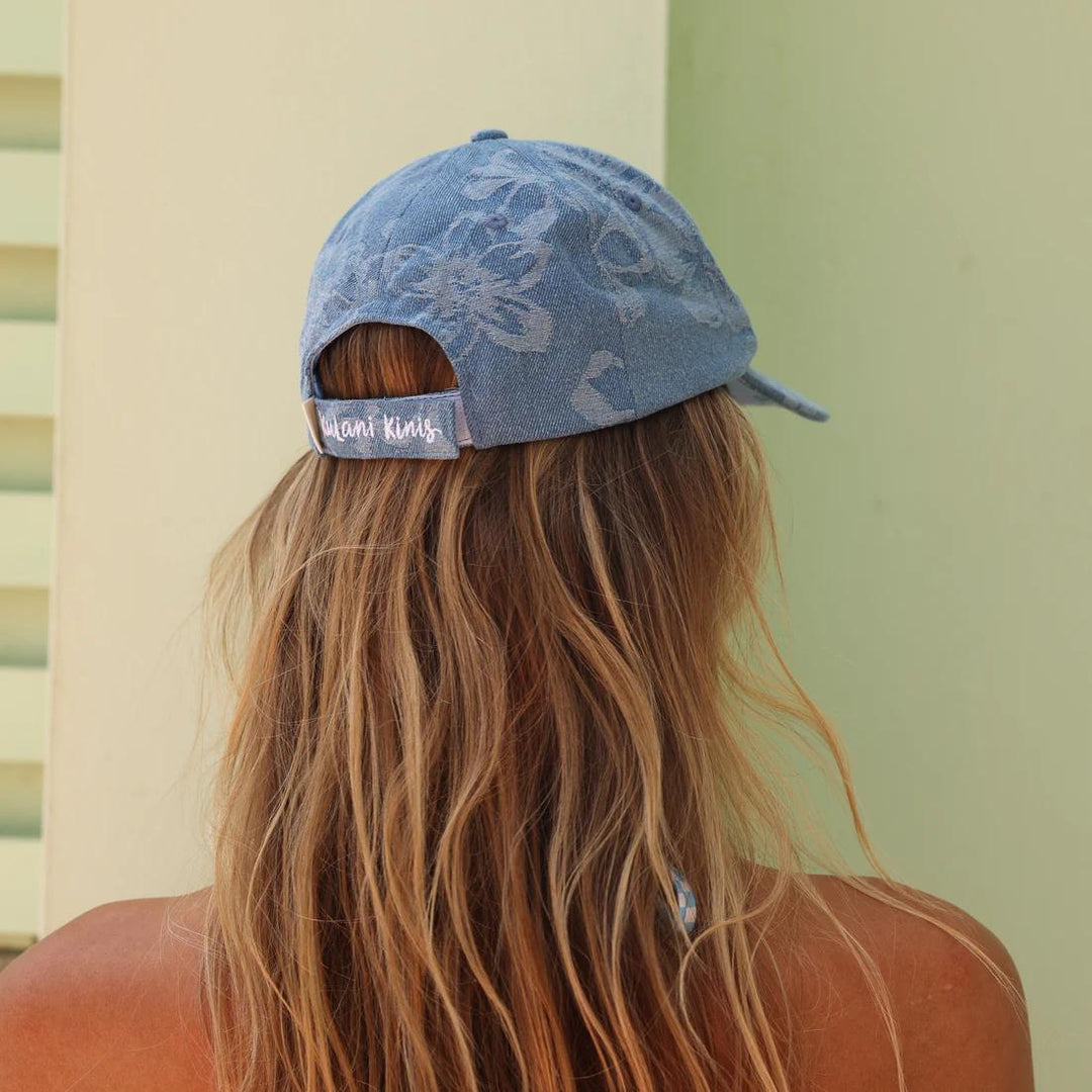 Dixie Denim Retro Baseball Hat-Kulani Kinis-Gone Bananas Beachwear