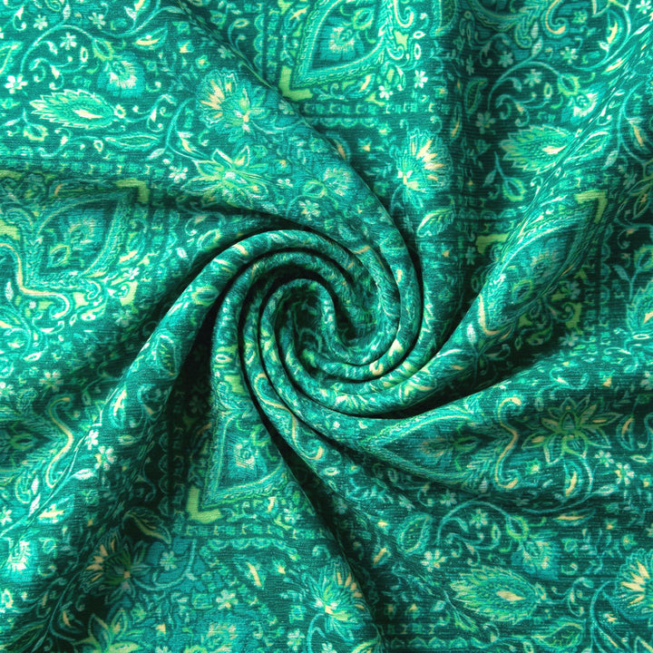 Emerald Aura Ring Cheeky Tie Bikini Bottom-Kulani Kinis-Gone Bananas Beachwear