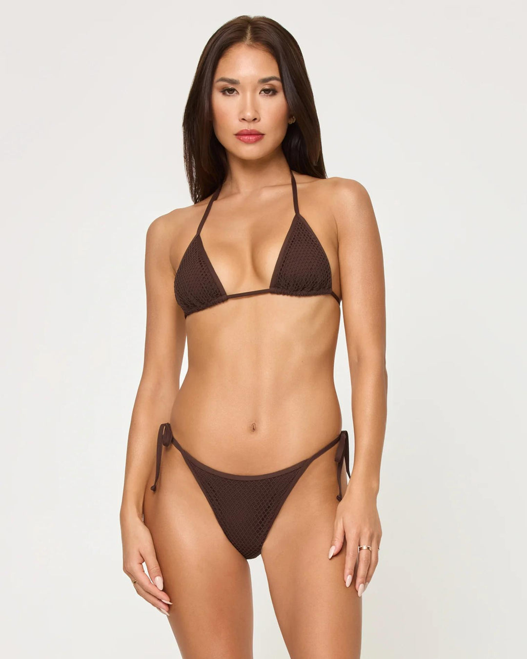 Espresso Levy Bitsy Bottom-LSpace-Gone Bananas Beachwear