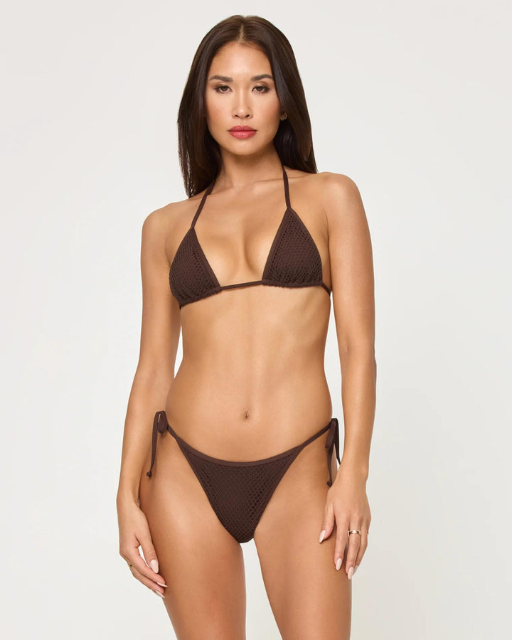 Espresso Levy Bitsy Bottom-LSpace-Gone Bananas Beachwear