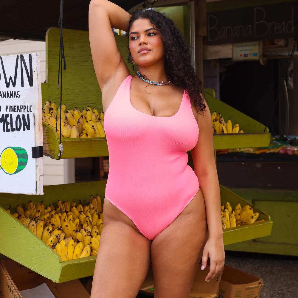 Fairy Floss Cheeky One Piece-Kulani Kinis-Gone Bananas Beachwear