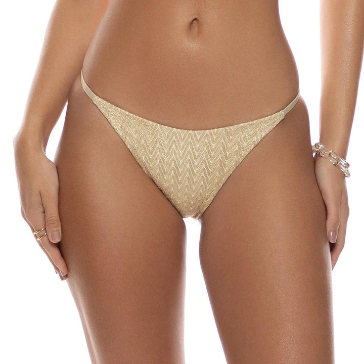 Gold Golden Drift Brazilian Bottom-Luli Fama-Gone Bananas Beachwear