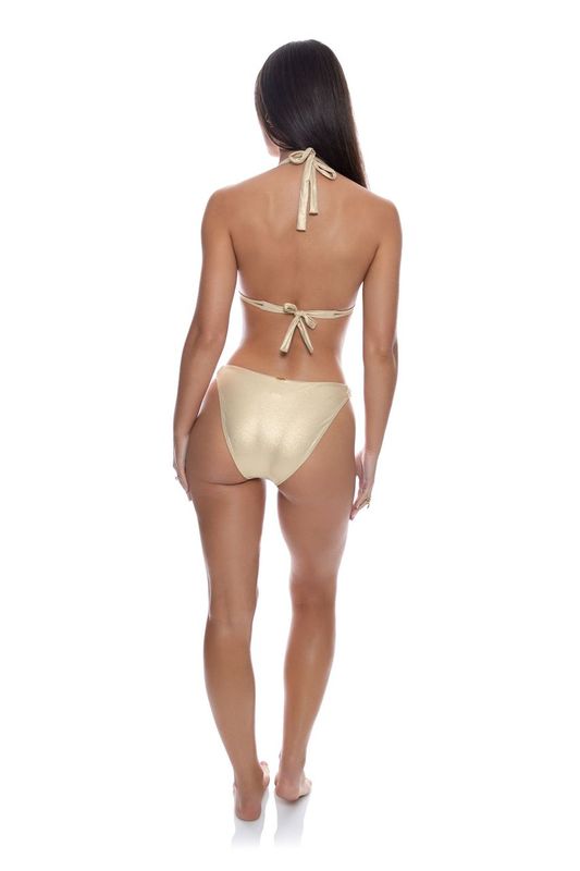 Gold Rush Sail On Braided Full Bottom-Luli Fama-Gone Bananas Beachwear