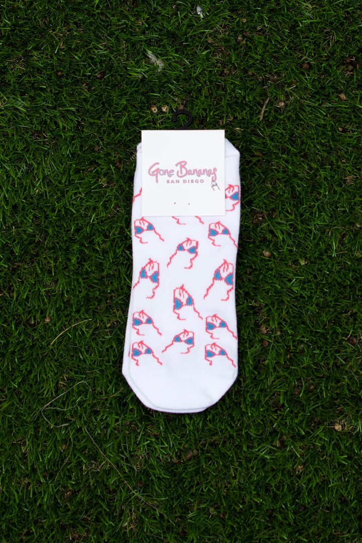 Gone Bananas Beachwear Full Foot Socks-GBB-Gone Bananas Beachwear
