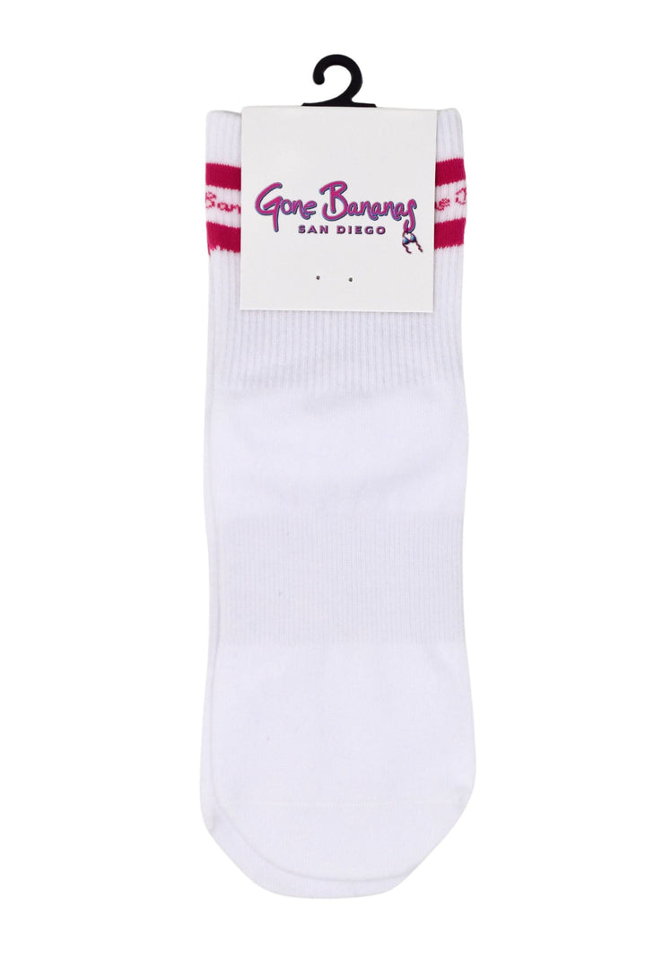 Gone Bananas Beachwear Striped Ankle Sock-GBB-Gone Bananas Beachwear