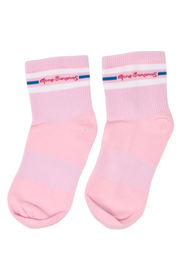 Gone Bananas Beachwear Striped Ankle Sock-GBB-Gone Bananas Beachwear