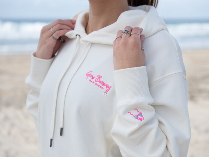 Gone Bananas Embroidered Hoodie (Free Belt Bag Included With Every Purchase)-GBB-Gone Bananas Beachwear