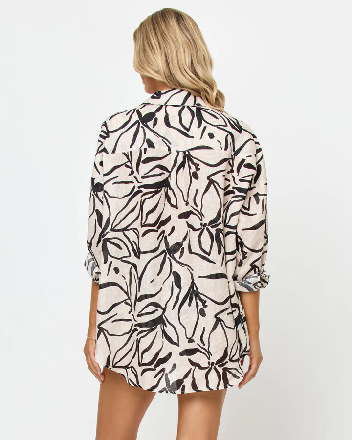 Heavy Petal Rio Tunic Top-LSpace-Gone Bananas Beachwear